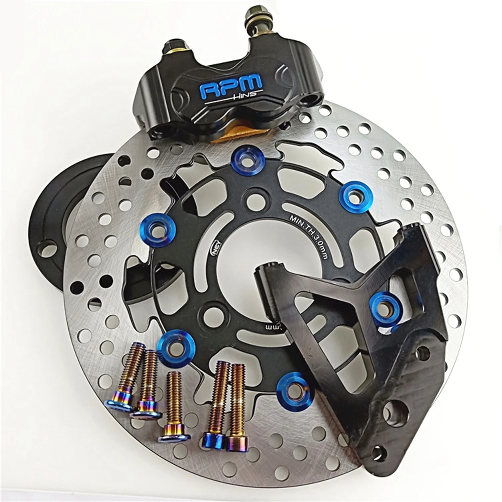 RPM CNC Electric Motorcycle Sc - Front Rear Brake Caliper Bracket Kit ulasan dan harga